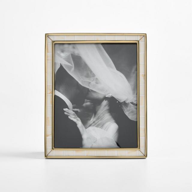 Love Story Ivory and Gold Resin 8"x10" Picture Frame by Laura Harrier and Tiffany Howell