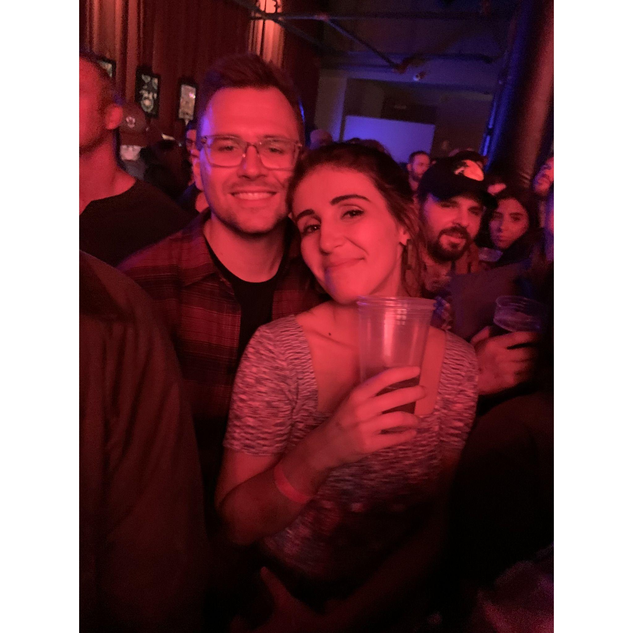 First official photo together at a concert with Morgan and Karl