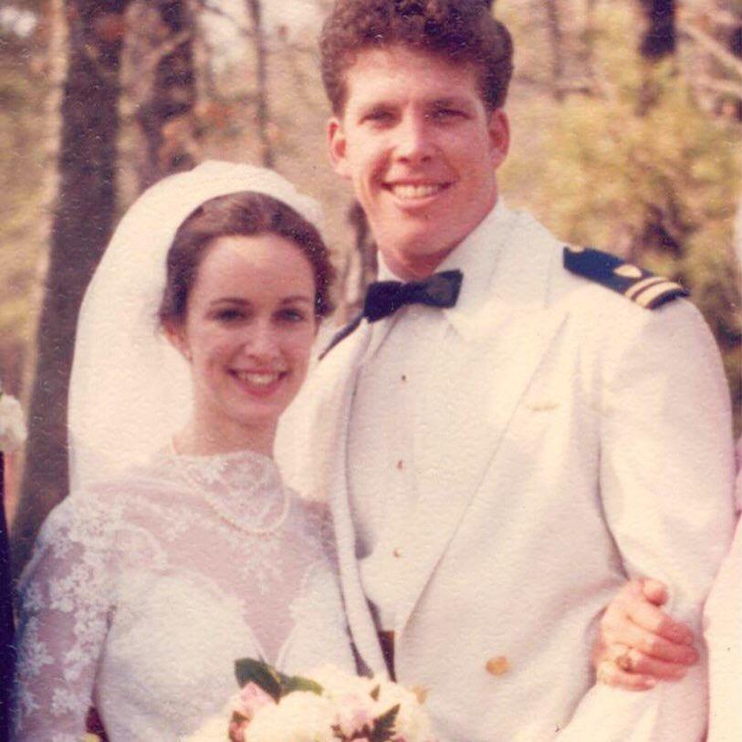 The date of our engagement (April 18) is one day off Allison's parent's wedding anniversary (April 17.) Trippy!