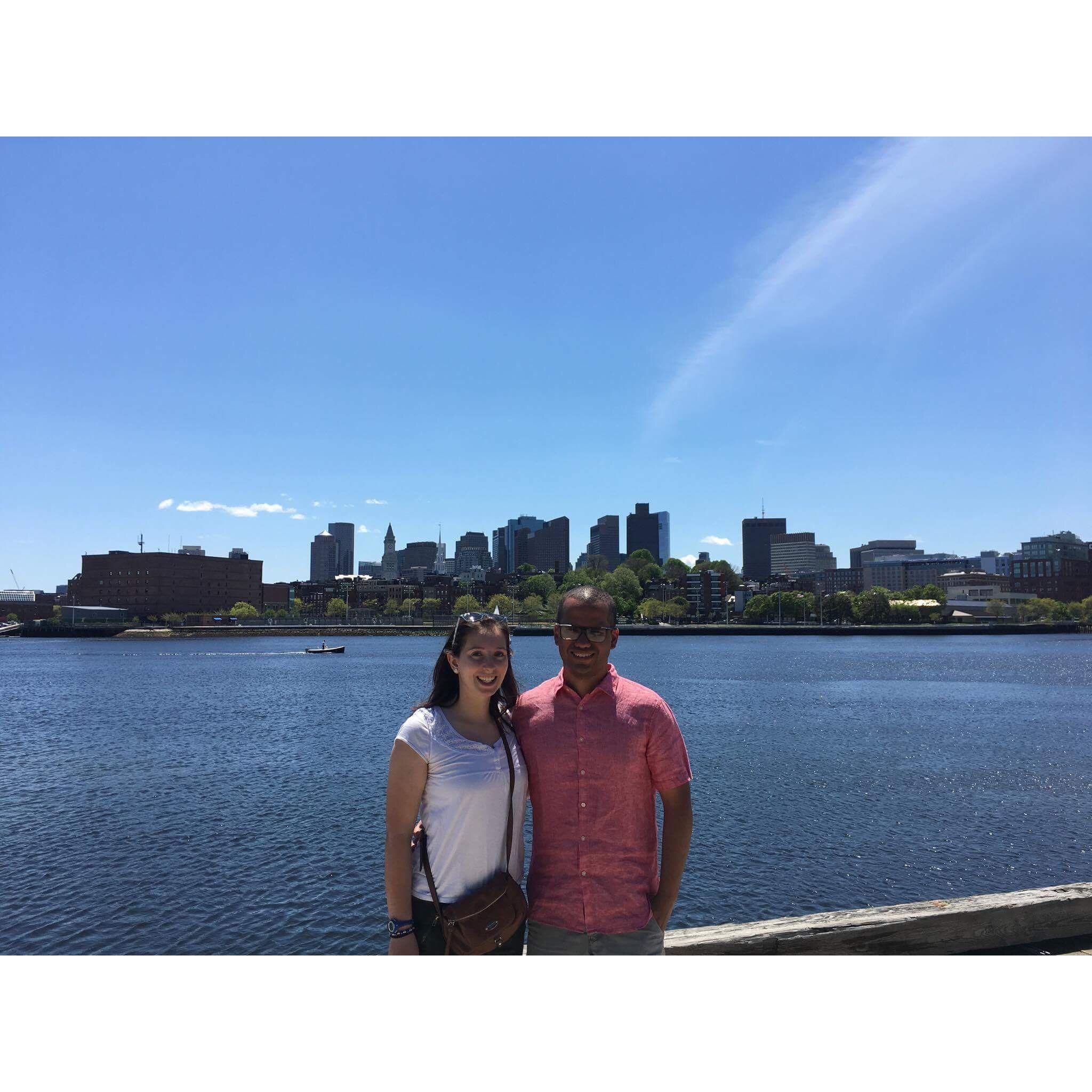 May 2017: Luis's first trip to Boston