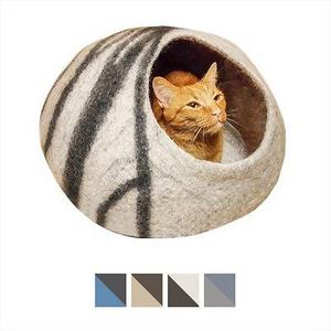 Meowfia Premium Felt Cat Cave Bed