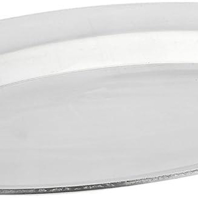 Winco Aluminum Sizzling Platter, 10-Inch, Medium