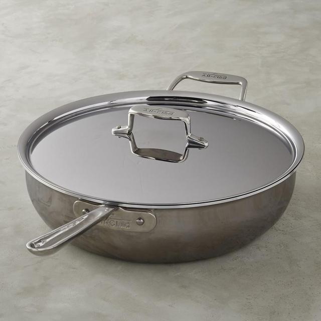 All-Clad d5 Stainless-Steel Essential Pan, 6-Qt.