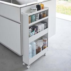 Yamazaki 2019 TOWER Sliding Countertop Drawer, black, Steel/Polypropylene/Magnet, 22 x 27,5 x 11,5 cm
