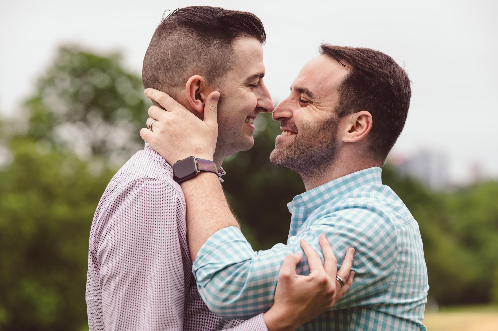 What's a kiss without some giggles ;)