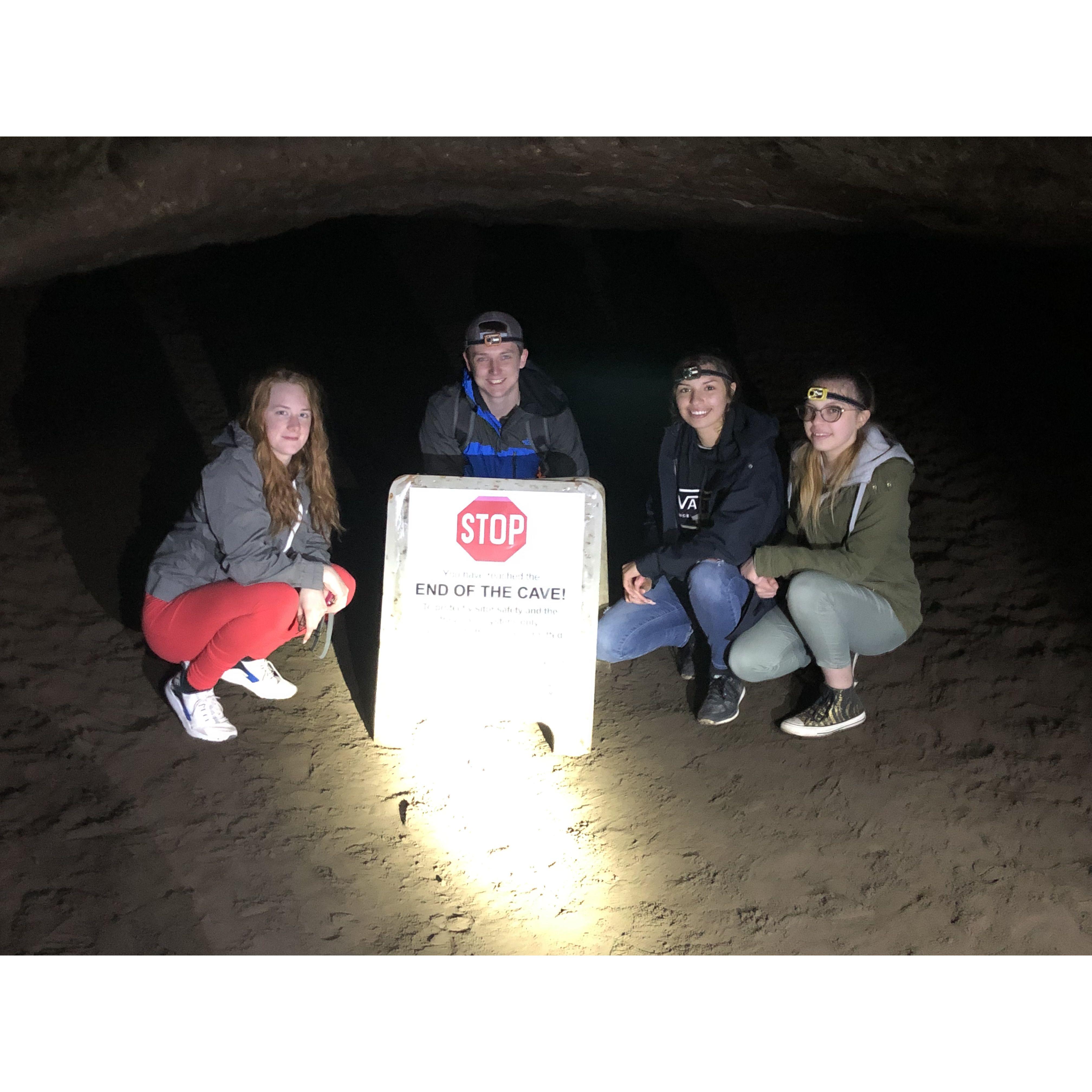 Went exploring in lava caves. Aug. 2019