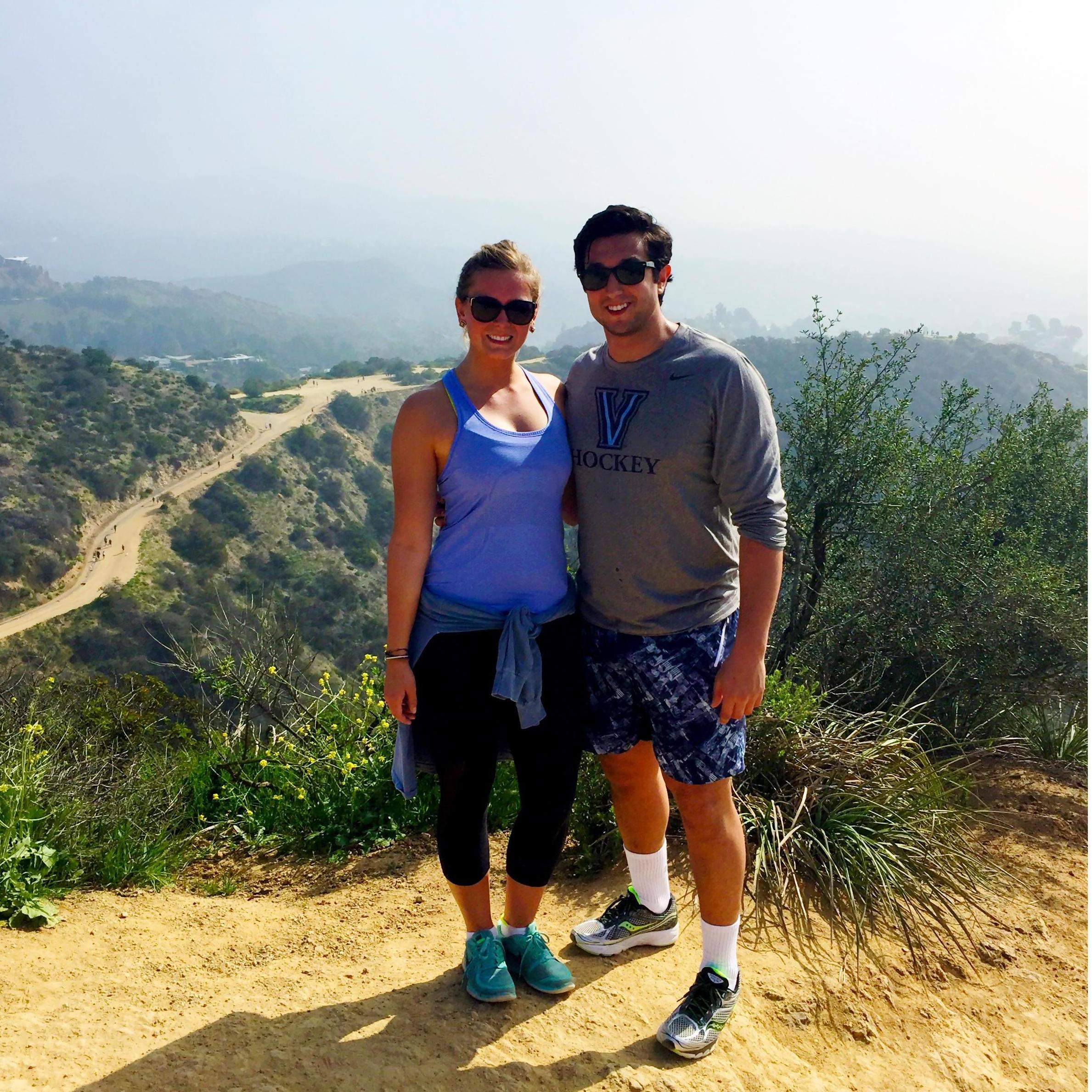 Hiking Runyon Canyon in Los Angeles in 2016.