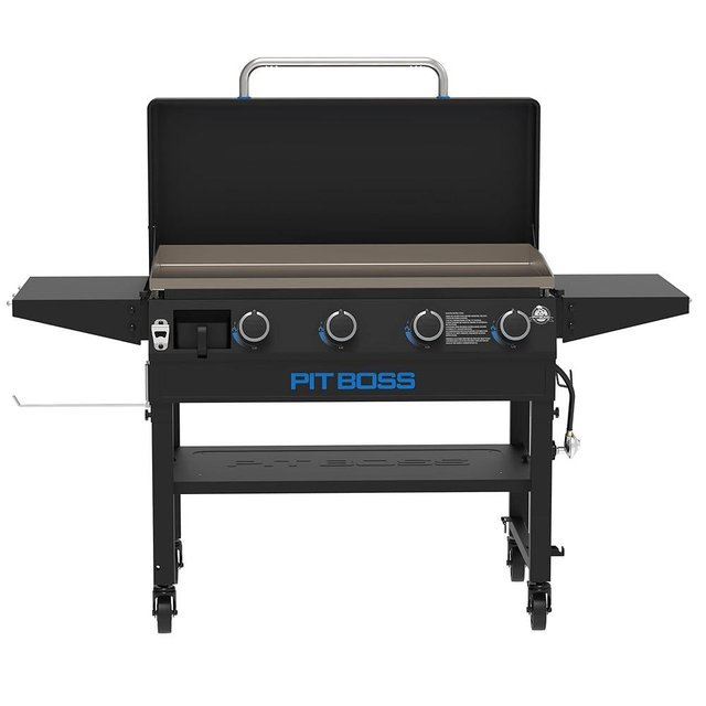 Pit Boss 10963 4-Burner Gas Griddle, Black
