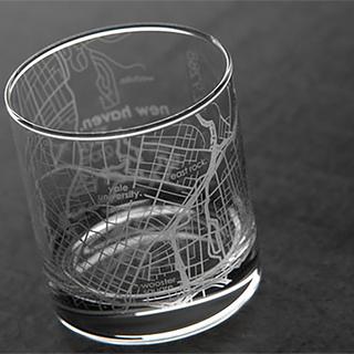 College Town Rocks Glass, Set of 2
