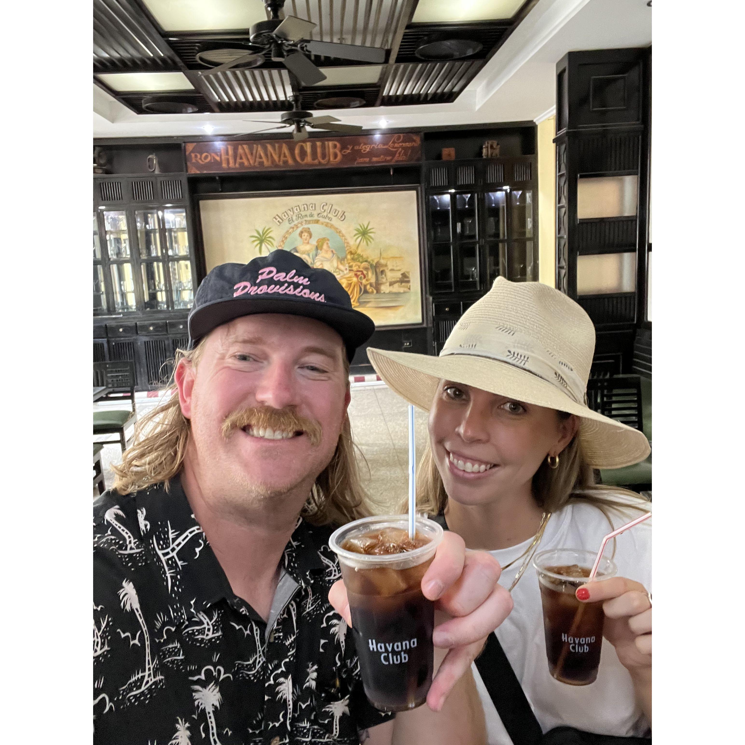 DRINKING HAVANA CLUB IN CUBA!