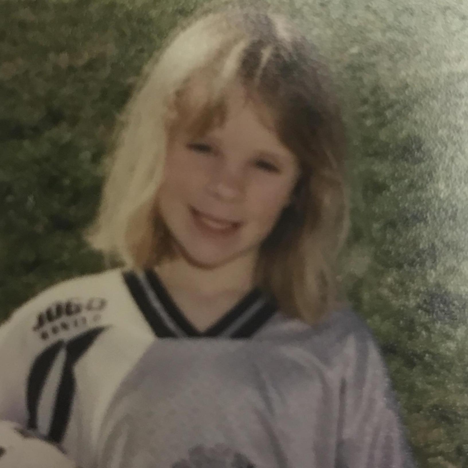 Jess on her first soccer team