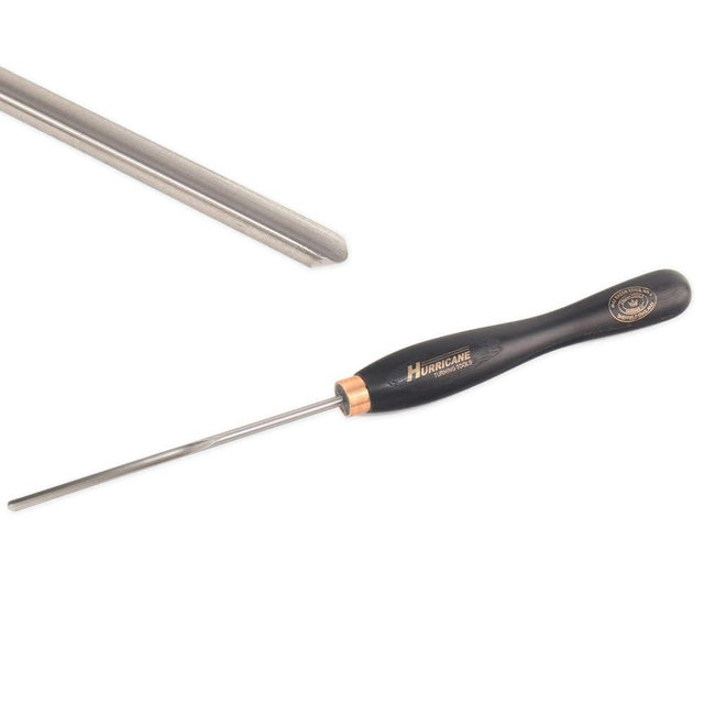 Hurricane Turning Tools, HTT-235RAZW, M42 Cryo, 1/4" Spindle Gouge for Woodturning