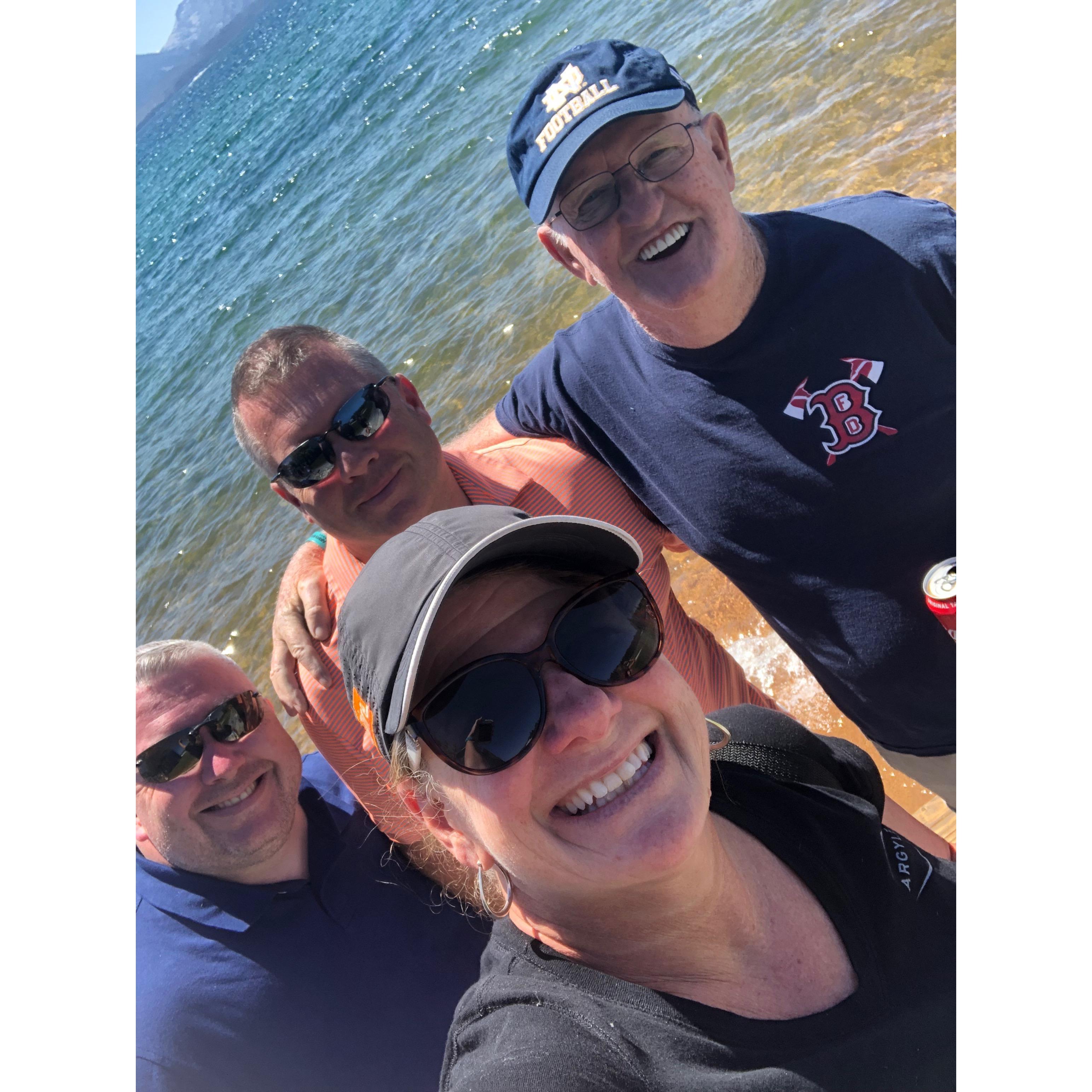 In our Happy Place with Family - American Century Celebrity Golf Tournament - July 2019 - Lake Tahoe