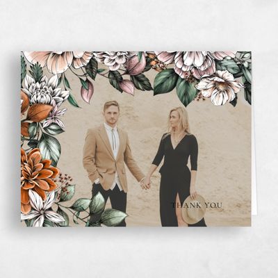 Black Maximalist Wedding Thank You - Gardner Portrait