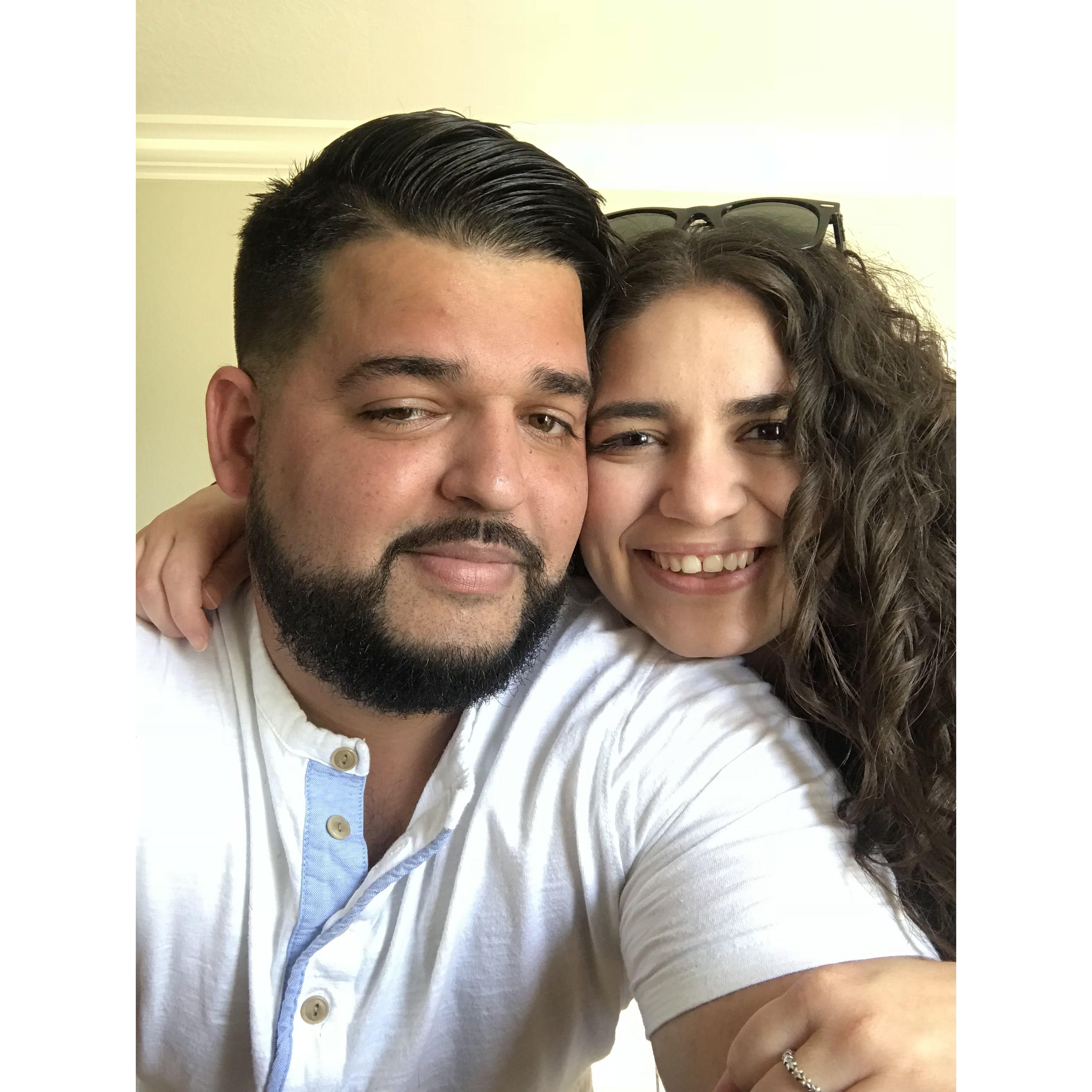 Our first picture together.