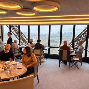 Split lunch at Le Jules Verne with us (this restaurant is inside the Eiffel Tower!!!)