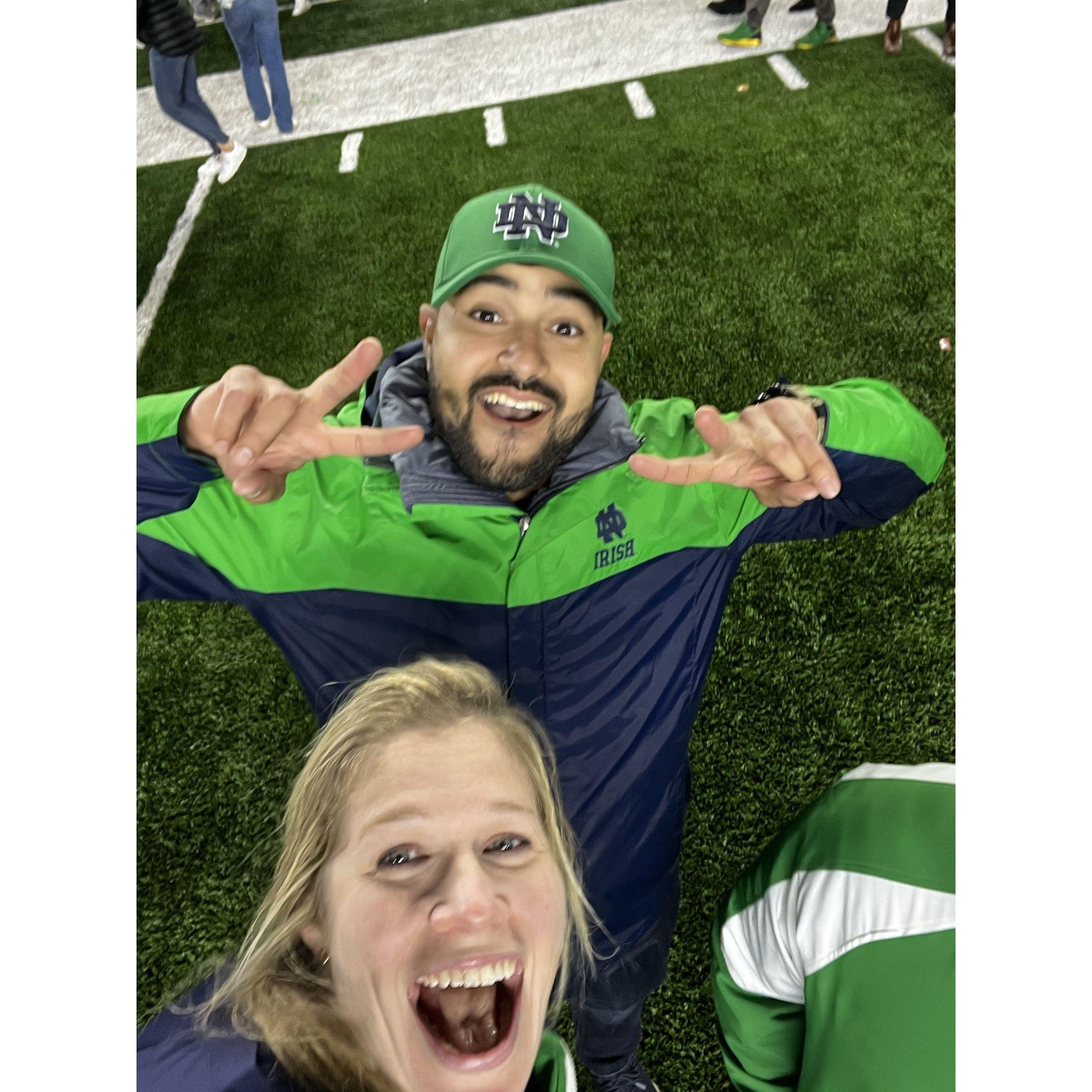 Go Irish! Beat Clemson (x2)