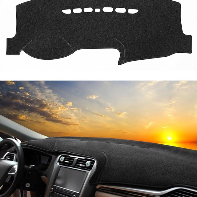 SKYLOTEC Dash Cover Mat Fit for Ford Fusion 2013 2014 2015 2016 2017-2019 2020 Accessories Dashboard Cover Pad Non-Slip Center Console Protector