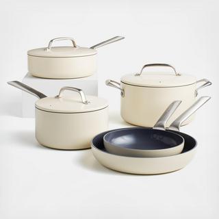 EvenCook Ceramic™ 8-Piece Nonstick Cookware Set with Bonus