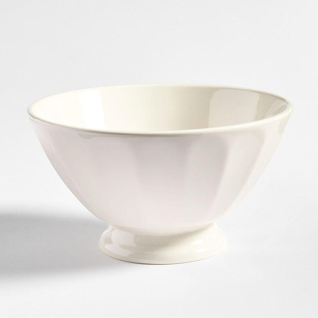 Heirloom Stoneware Soup Bowl, Single - White