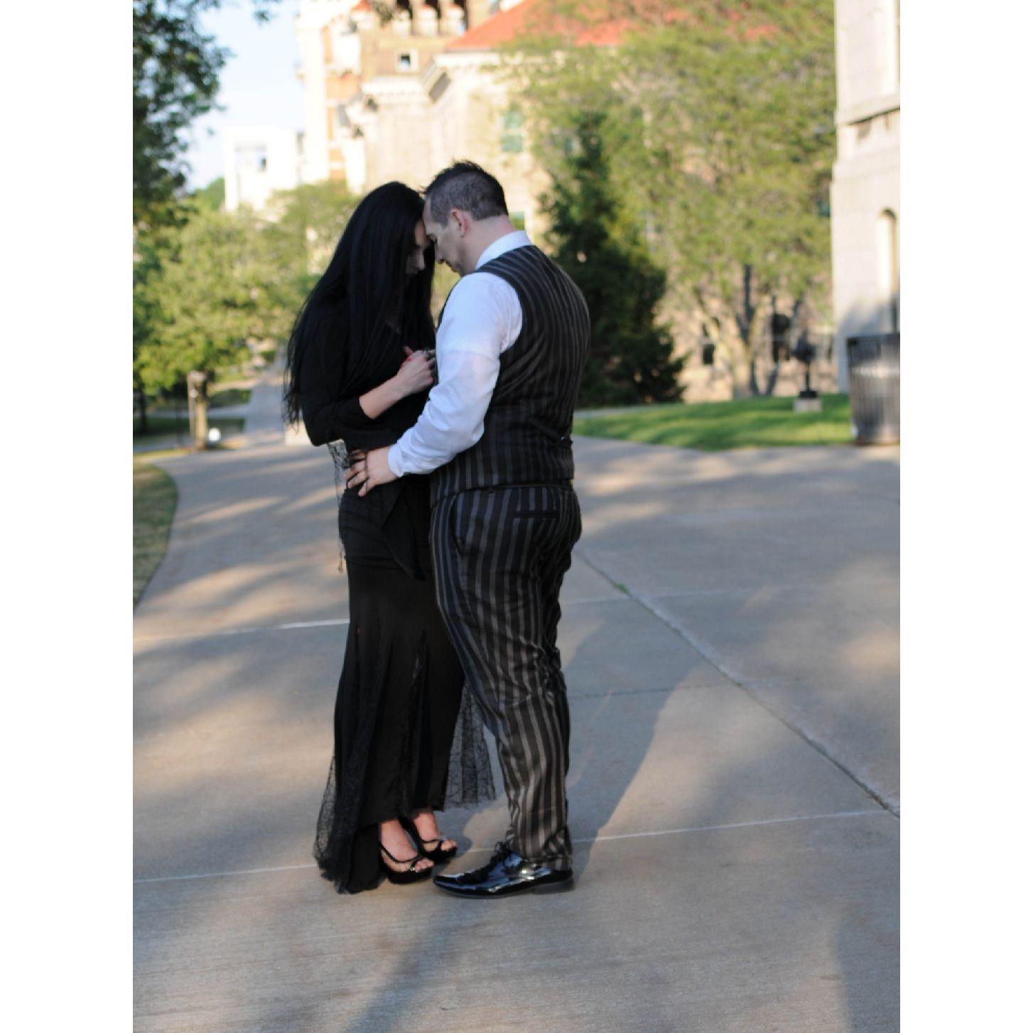 Moments after the proposal 