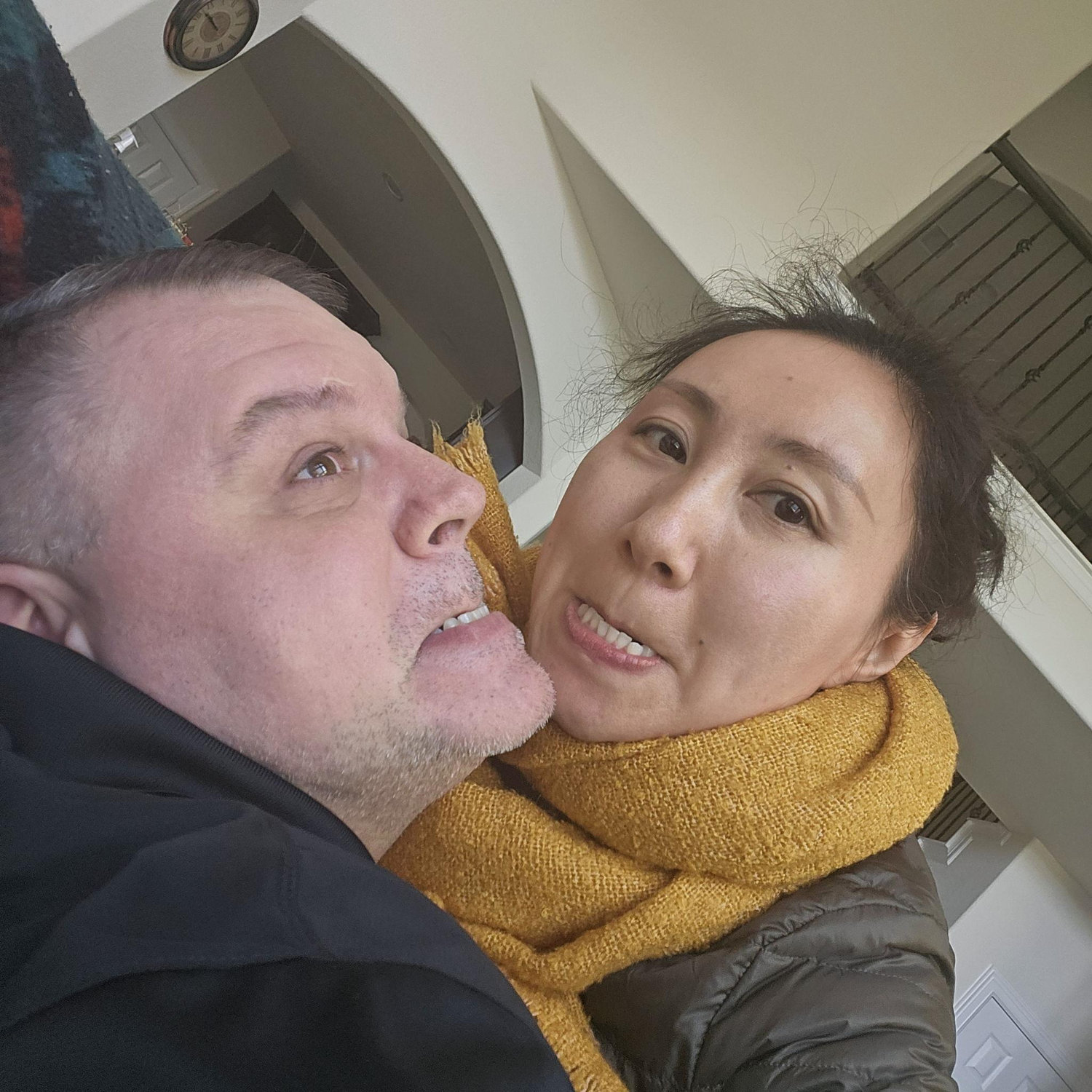 Silliness on the couch
