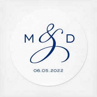 Ampersand Paper Coaster, Set of 50 - Personalized