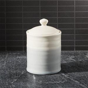Grey Dip Small Kitchen Canister