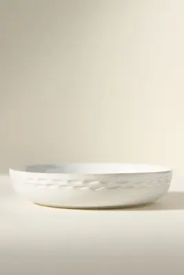 The Mediterranean Dish Chiseled Stoneware Pasta Bowls, Set of 4