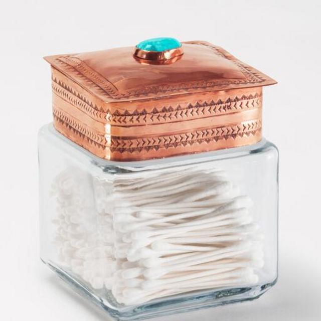 SMALL GLASS CANISTER