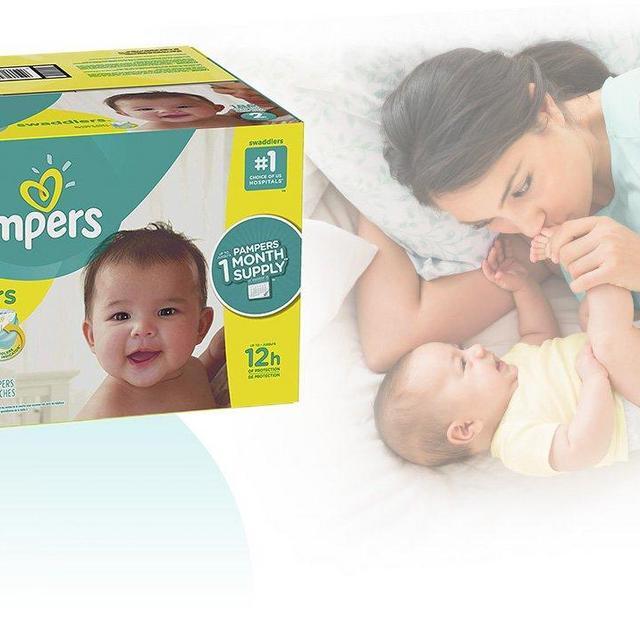 Diapers Size 2, 186 Count - Pampers Swaddlers Disposable Baby Diapers, ONE MONTH SUPPLY