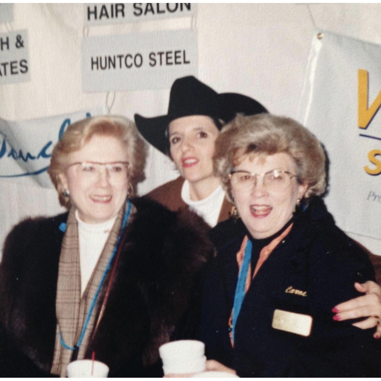 My grandmother BB, my mom, my grandmother Meme. Fancy ladies at the Houston Livestock Show and Rodeo.