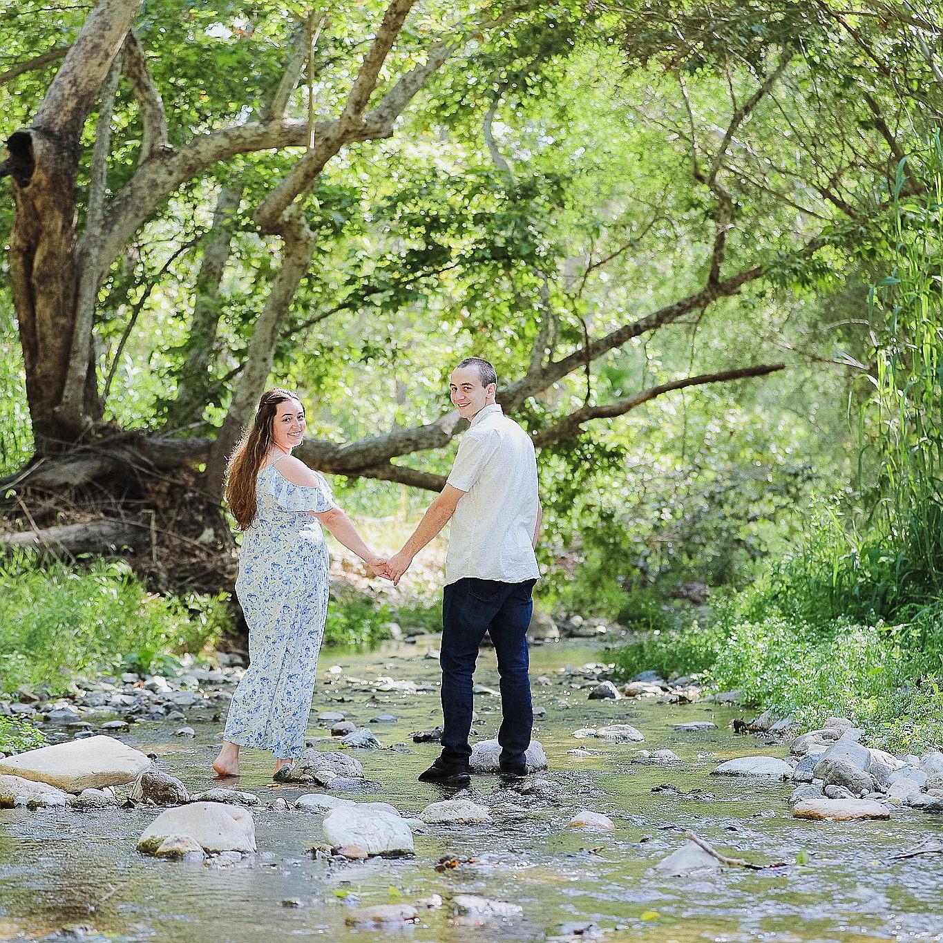 Creek Engagement Photos - 5.1.22