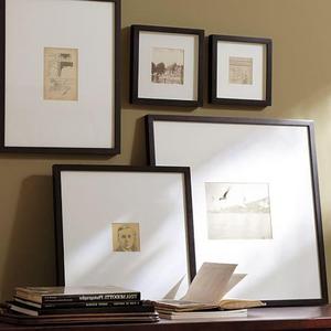 4x4 (Grey Wash) Wood Gallery Oversized Mat Frames