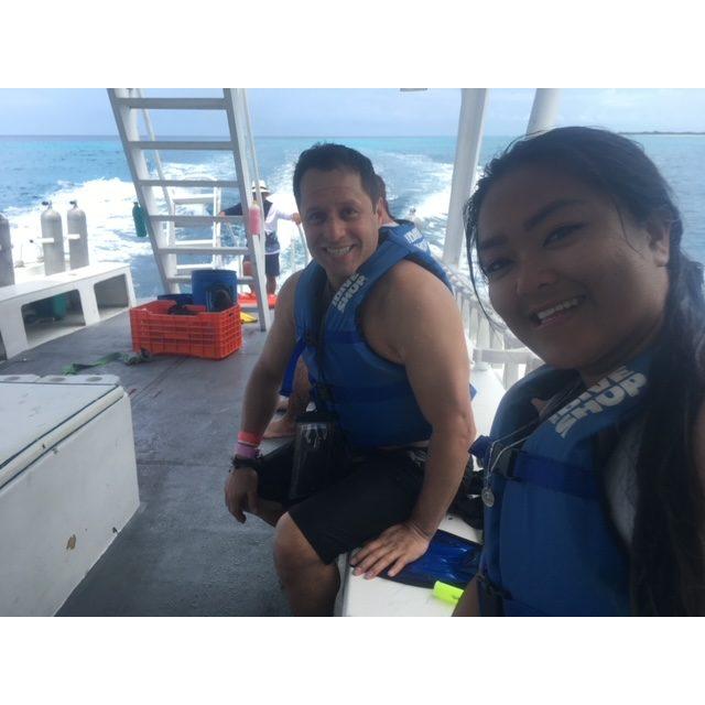 Snorkeling in the beautiful waters of Cozumel, Mexico!