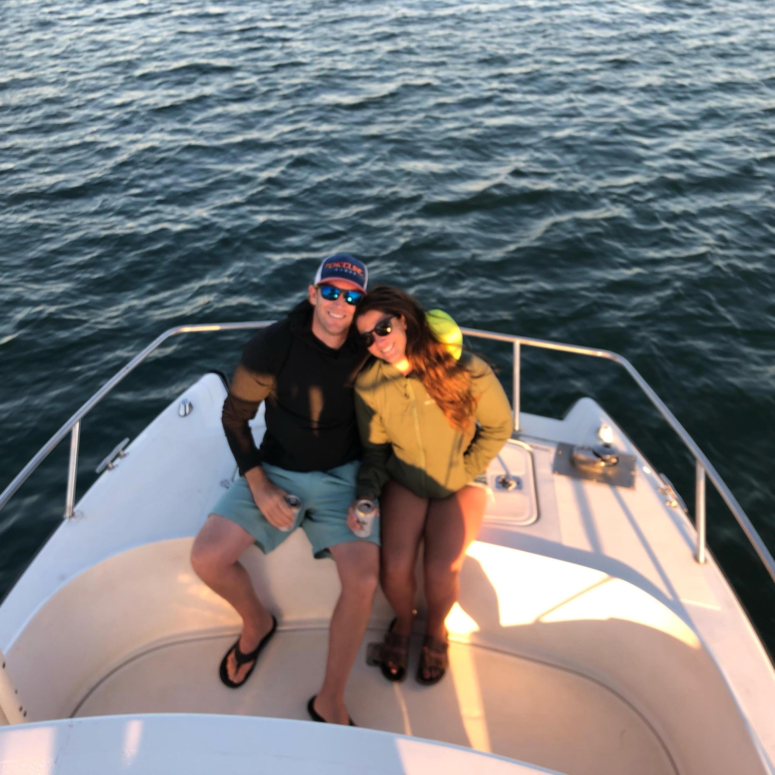 Us, drinking Modelos on a boat? No way.