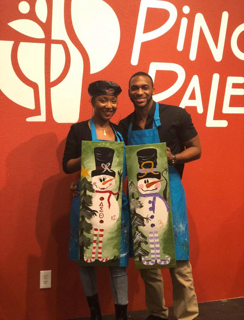 Our favorite date night, paint and sip!