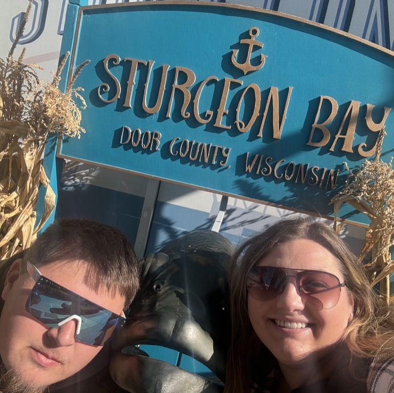 First trip to Door County. We decided to do a little getaway for our birthdays instead of gifts!