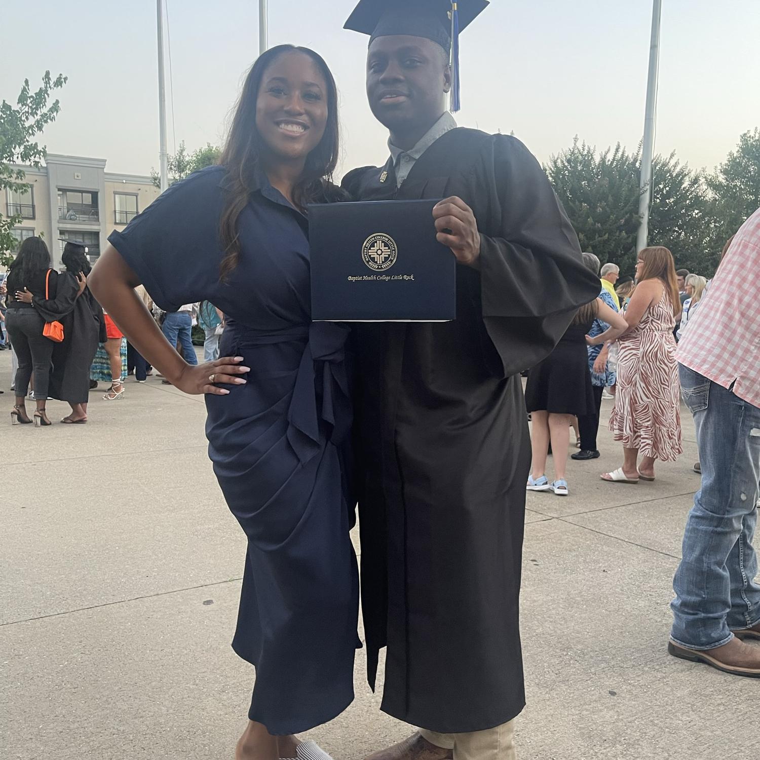 Terrell’s nursing graduation.