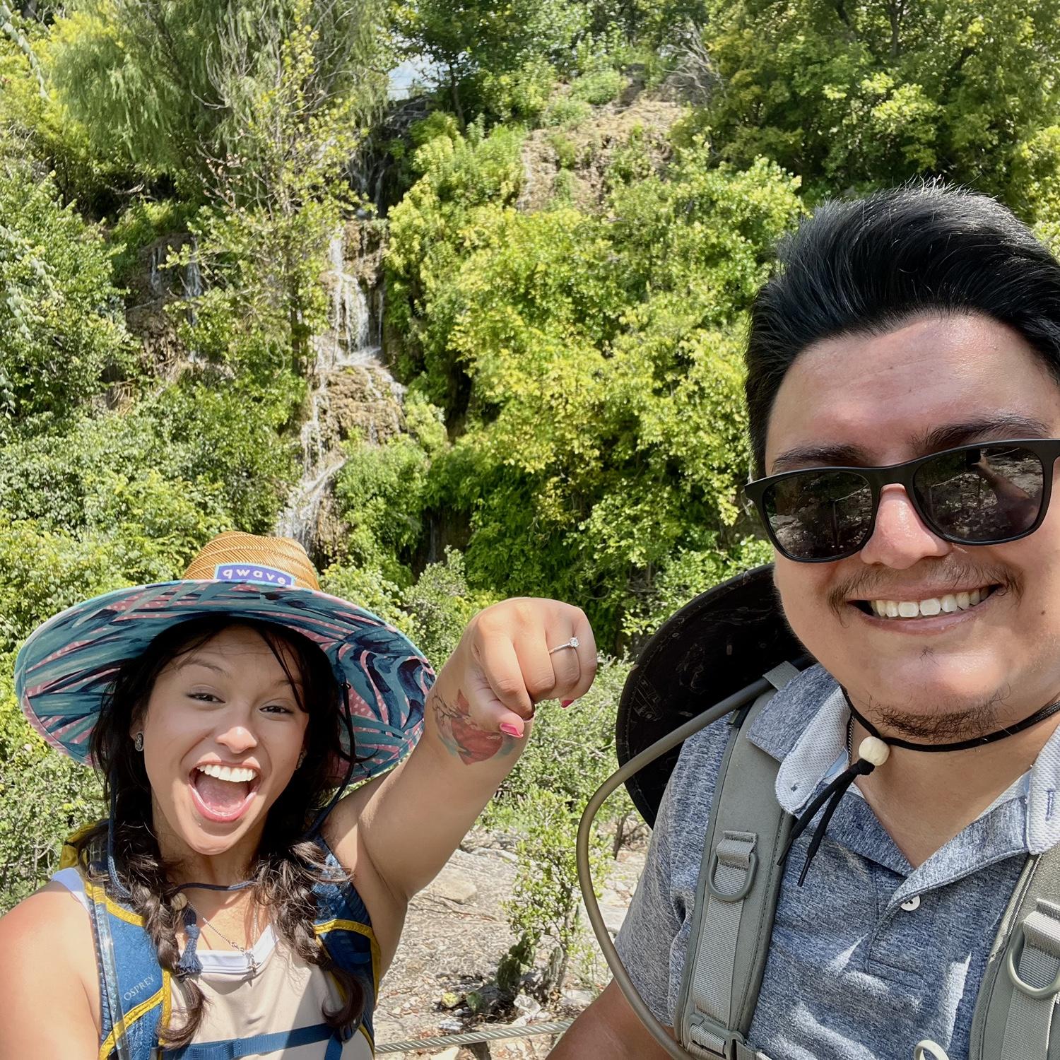 Engagement at one of our favorite places in Texas!!