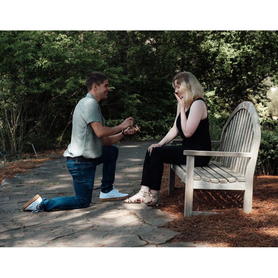 Re-enacted proposal for a cute picture!