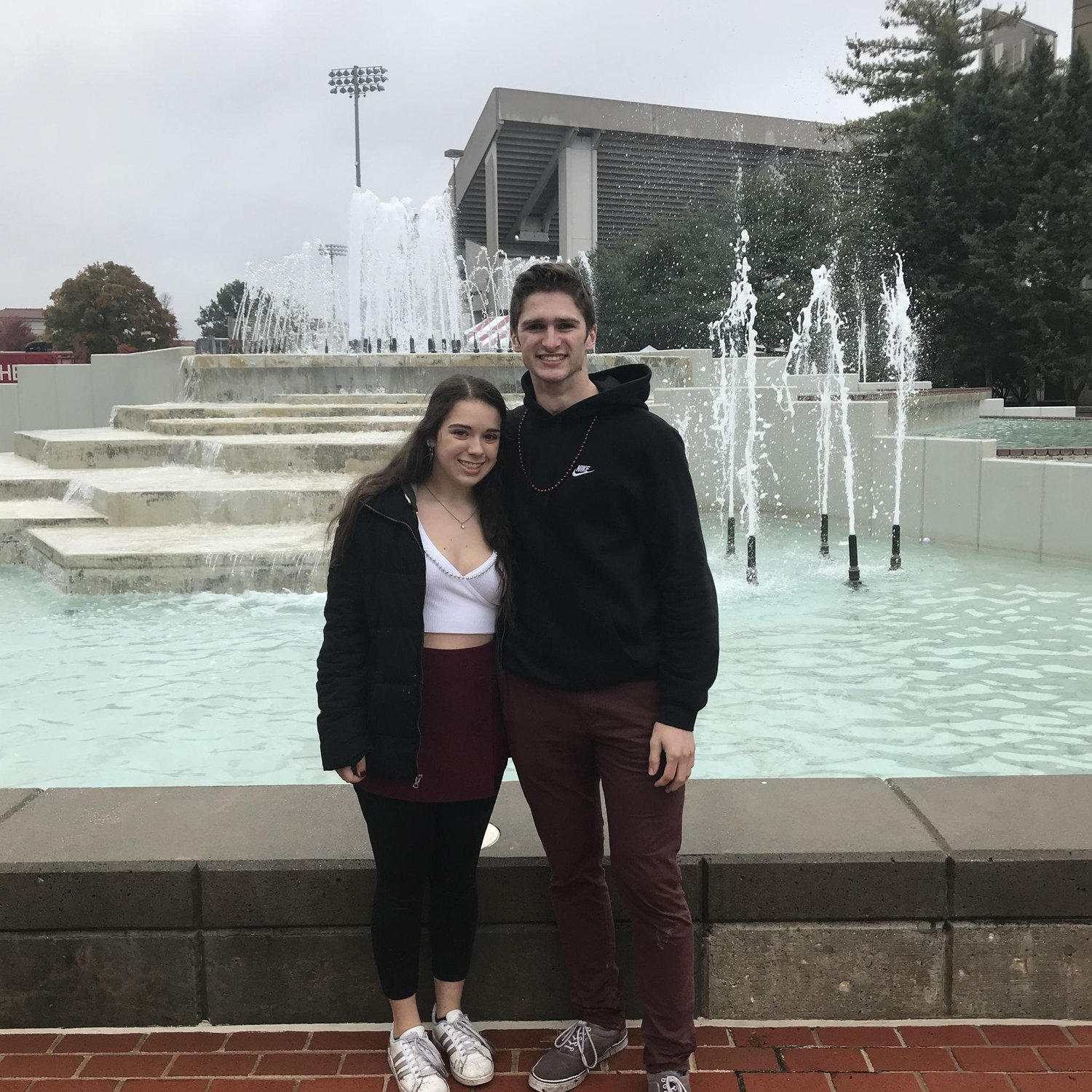 Our first picture together during Missouri State's homecoming