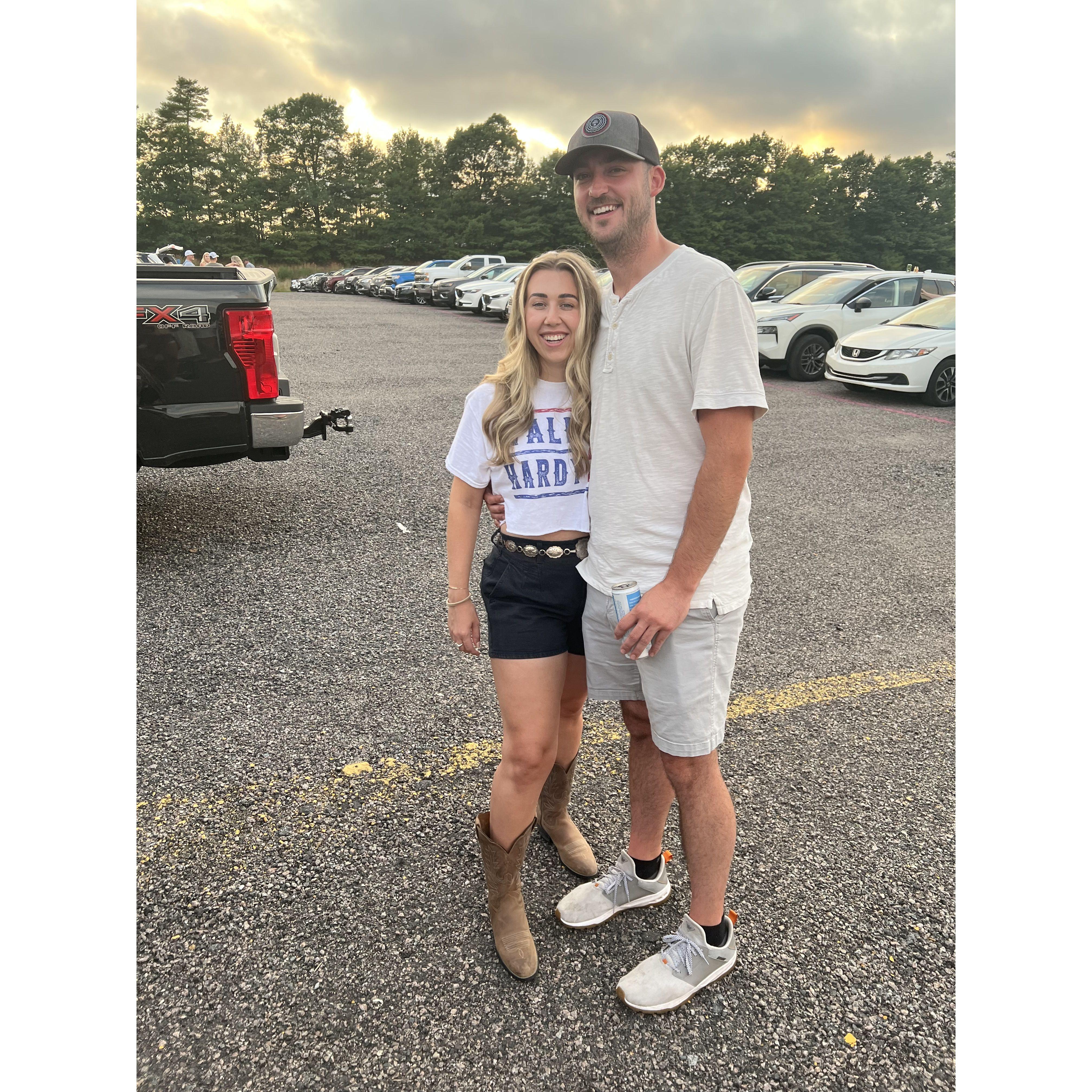 Morgan Wallen concert as we've listened to the double album 200x at this point.