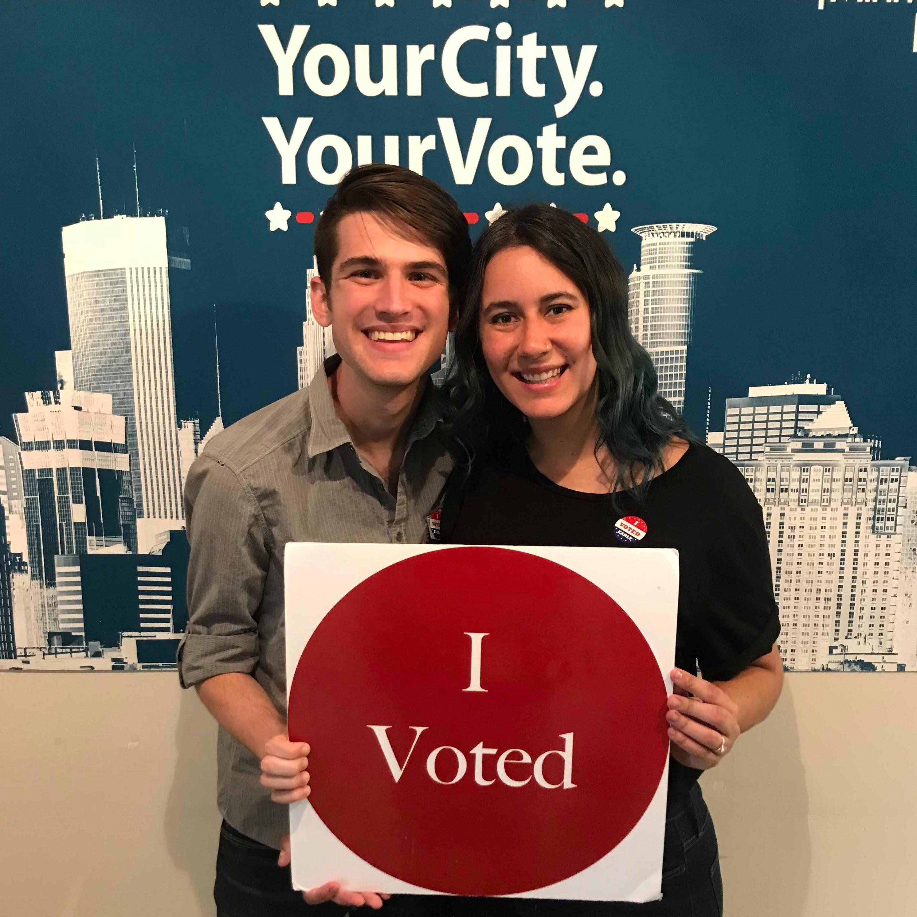 Of course we voted!
