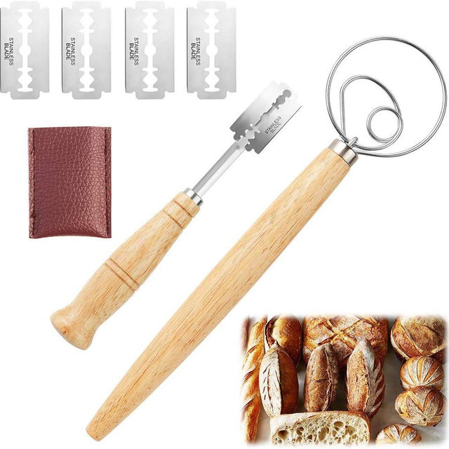 AGRUS Danish Dough Whisk (with lame)