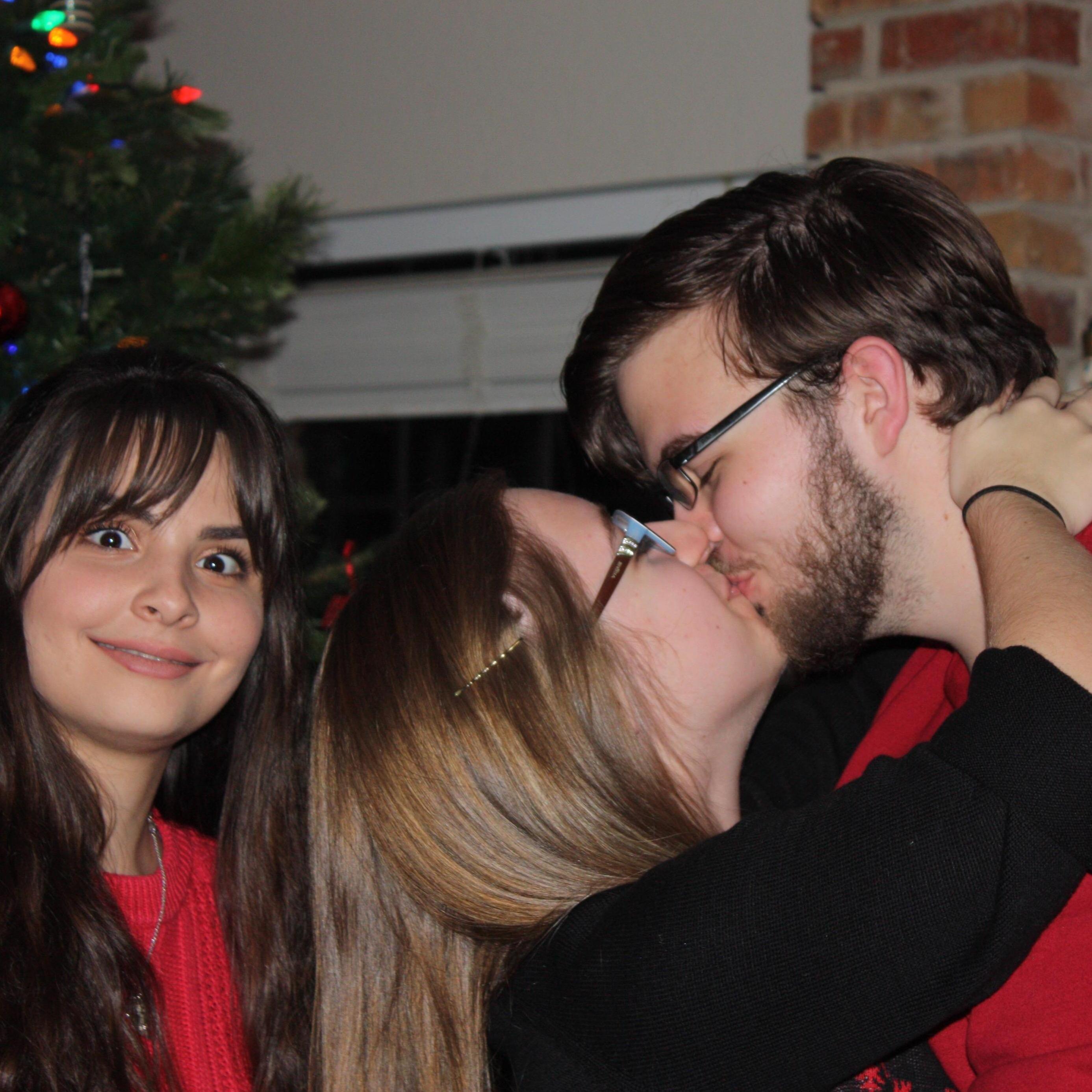 My best friends loving to photobomb our sweet moments pt. 3