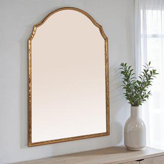 Greta Gold Framed Wall Mirror with Ornate Detailing