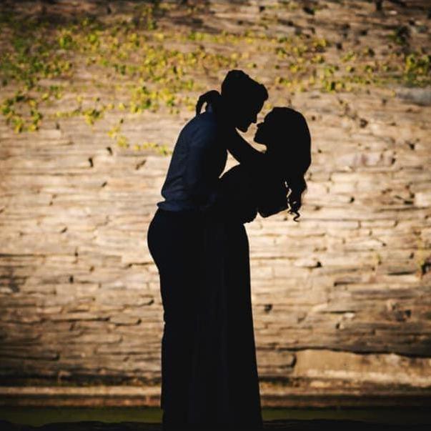 He said "I love you" first but I fell in love first.