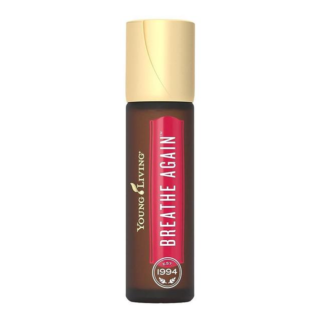 Breathe Again Essential Oil Roll On by Young Living - 10ml for Easy Relief - Combines Copaiba, Myrtle, and Peppermint with Four Different Types of Eucalyptus