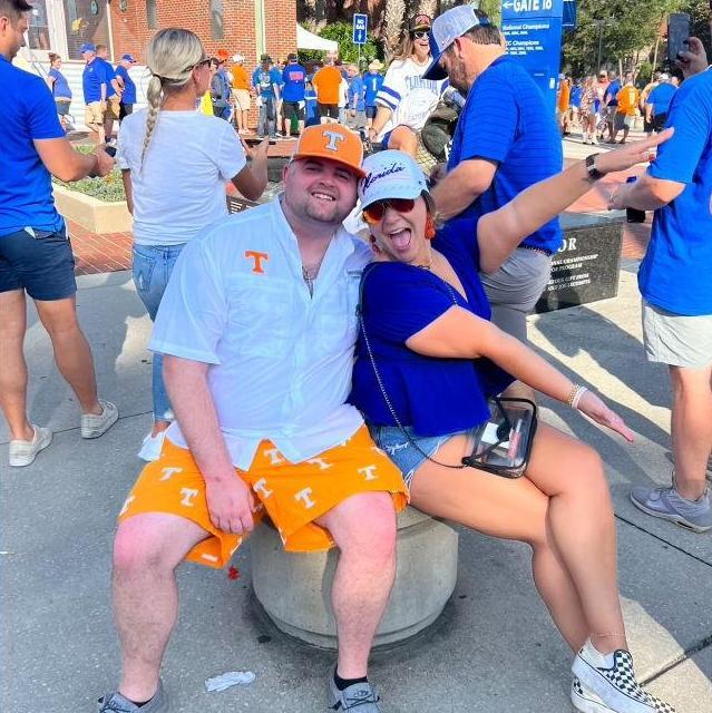 Our first UF/Tenn game...UF WON!